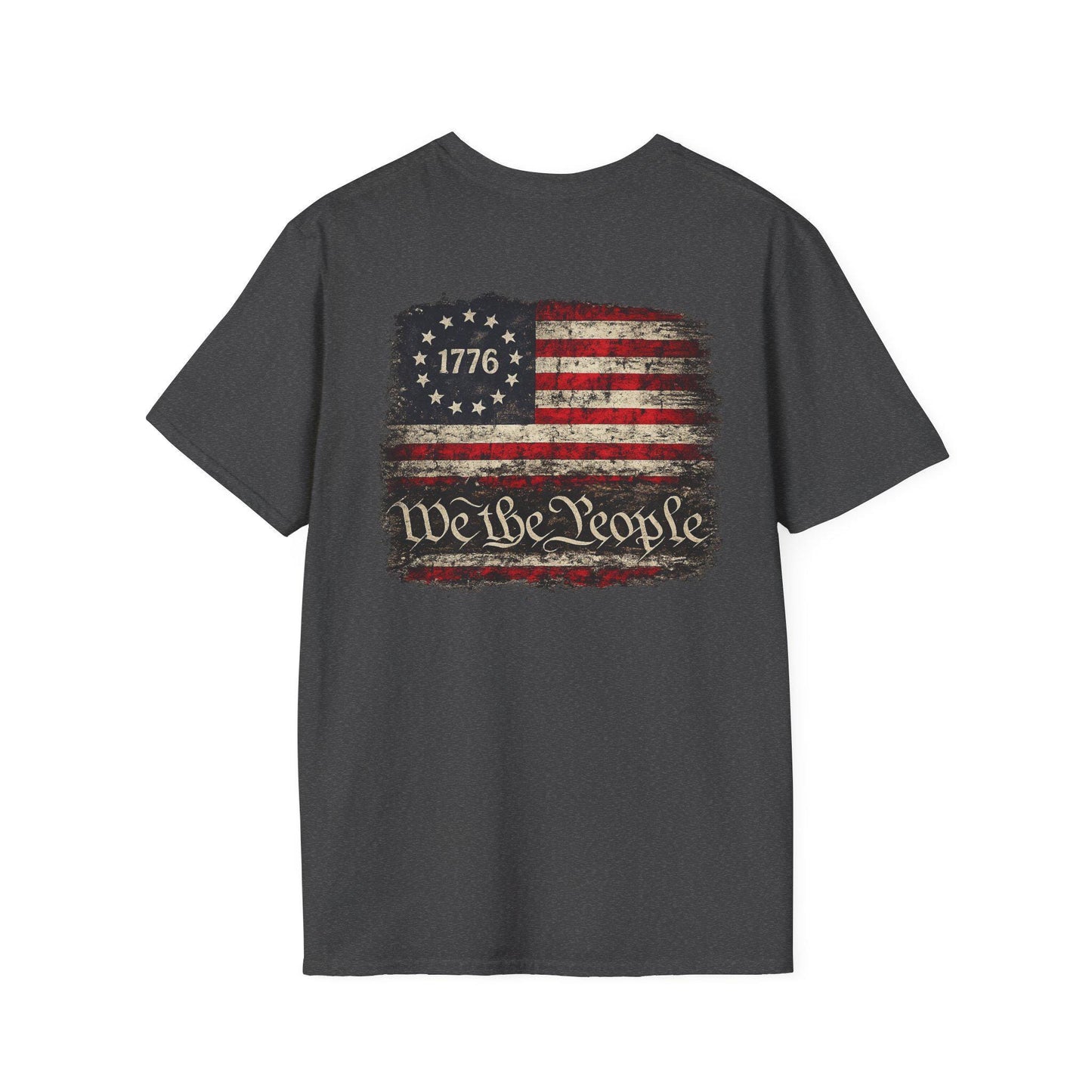 We the People American Flag T-Shirt | 1776 Distressed Patriotic Tee