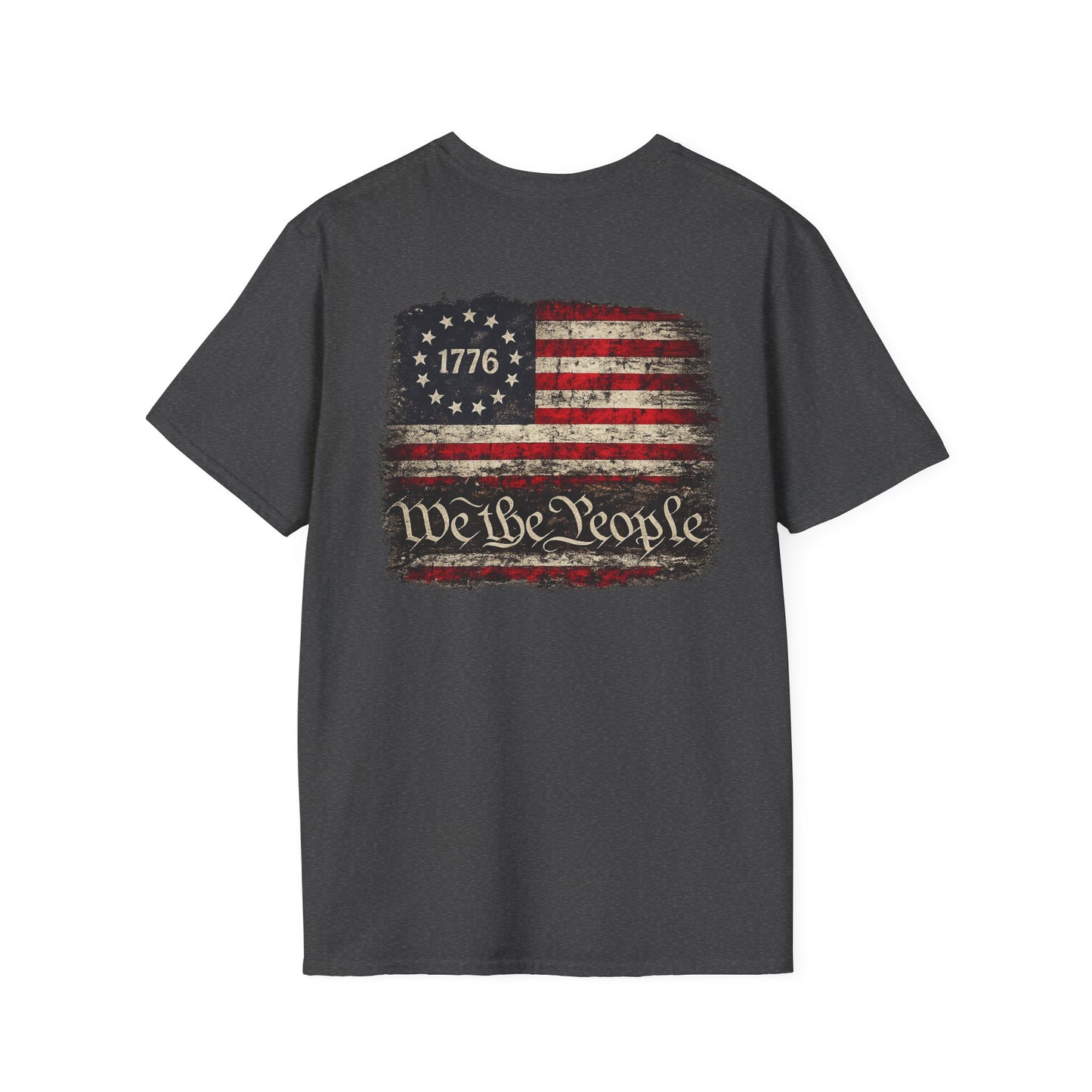 We the People American Flag T-Shirt | 1776 Distressed Patriotic Tee