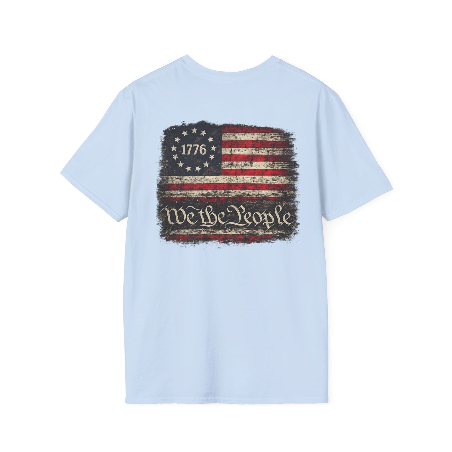 We the People American Flag T-Shirt | 1776 Distressed Patriotic Tee