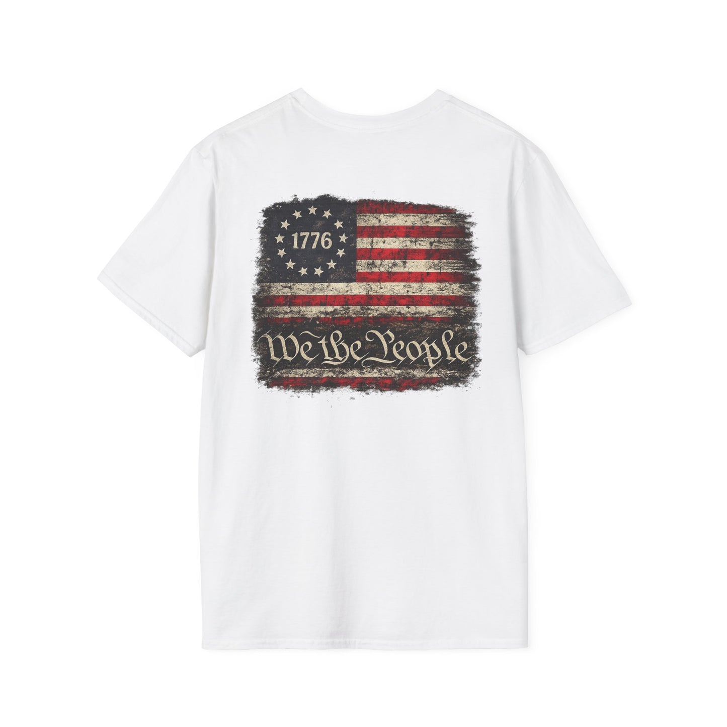 We the People American Flag T-Shirt | 1776 Distressed Patriotic Tee