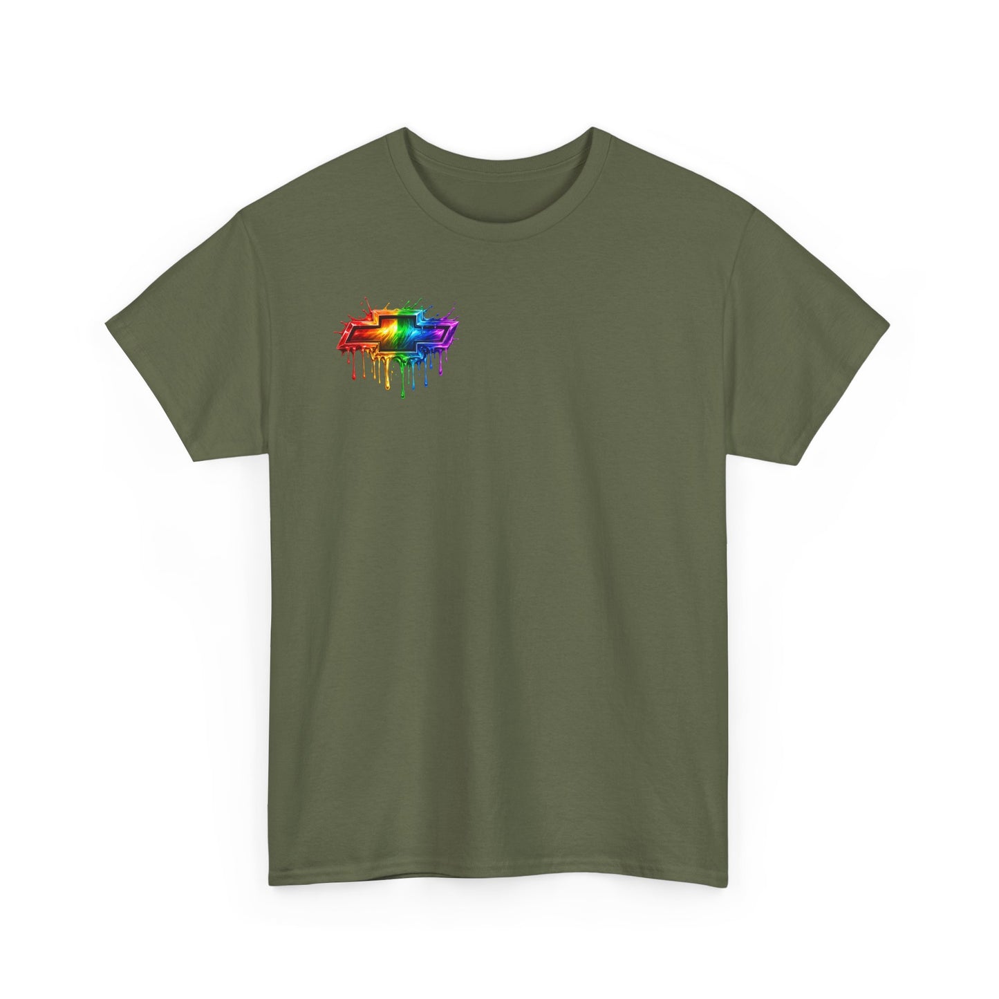 Rainbow Drip OBS Truck Tee | Colorful Retro Pickup Graphic