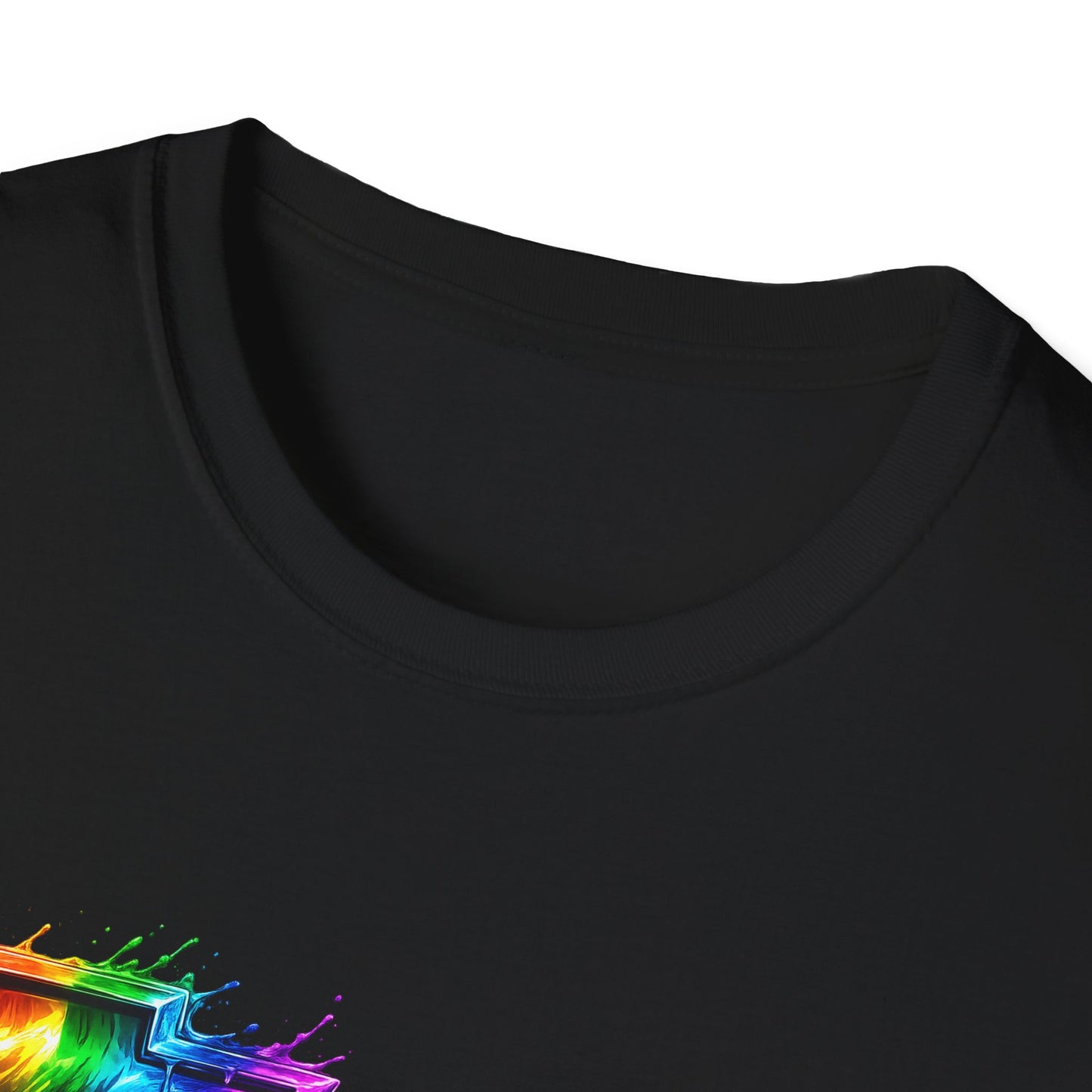 Rainbow Drip Retro Station Wagon T-Shirt | front and back HHR SS