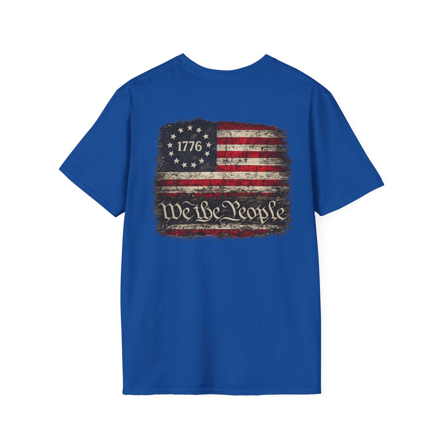 We the People American Flag T-Shirt | 1776 Distressed Patriotic Tee