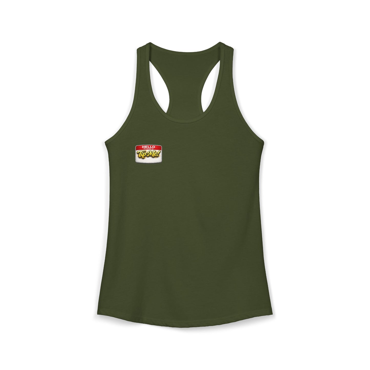 Support Your Local Bartender Racerback Tank, Tip Local Bar Staff