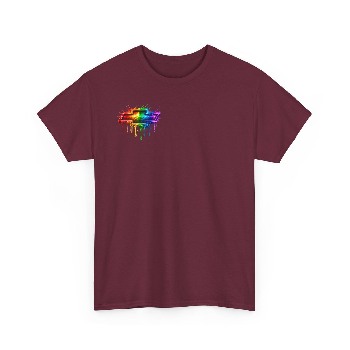 Rainbow Drip OBS Truck Tee | Colorful Retro Pickup Graphic