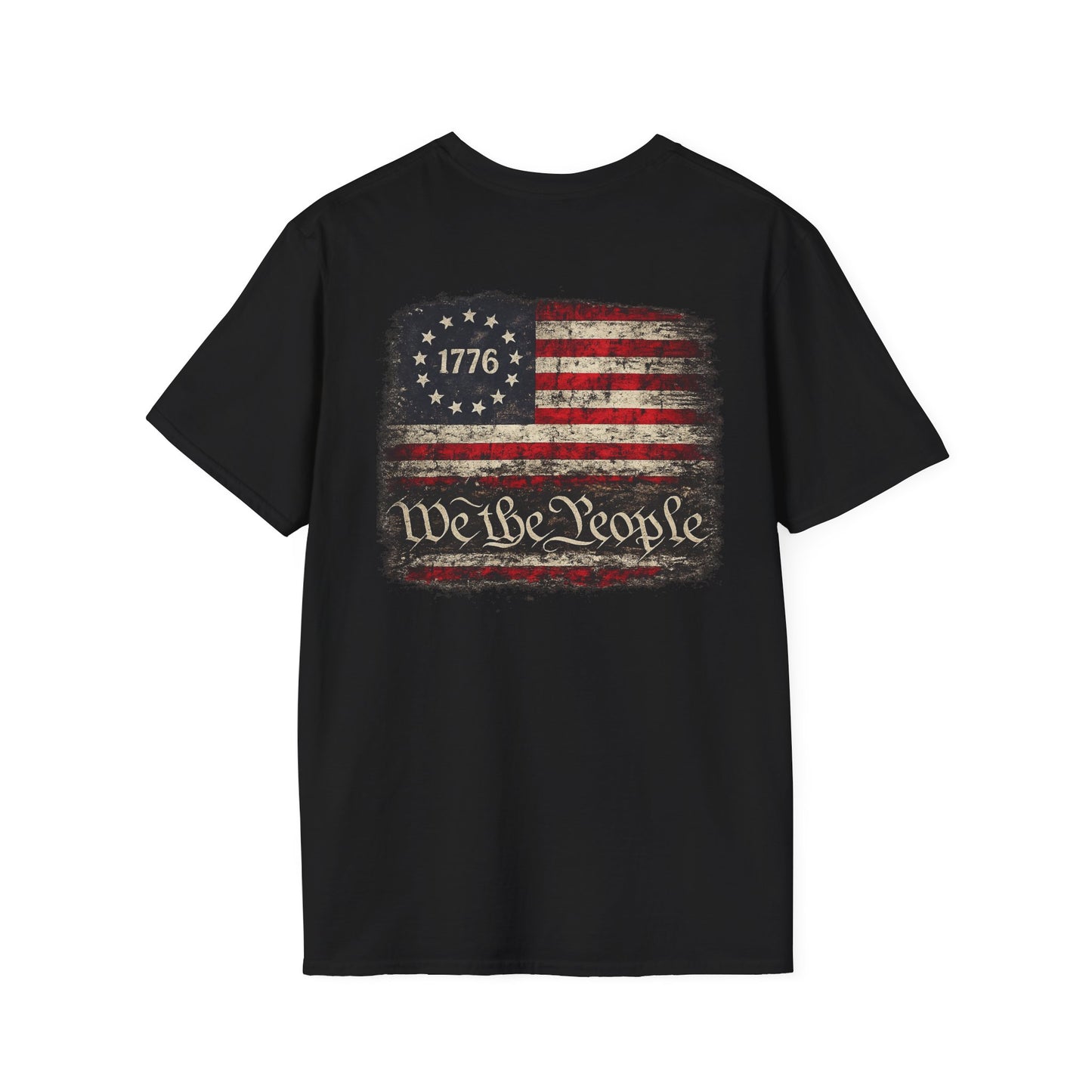 We the People American Flag T-Shirt | 1776 Distressed Patriotic Tee