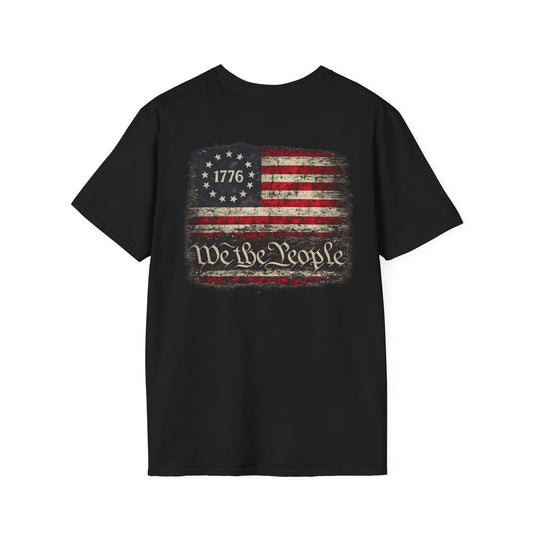 We the People American Flag T-Shirt | 1776 Distressed Patriotic Tee