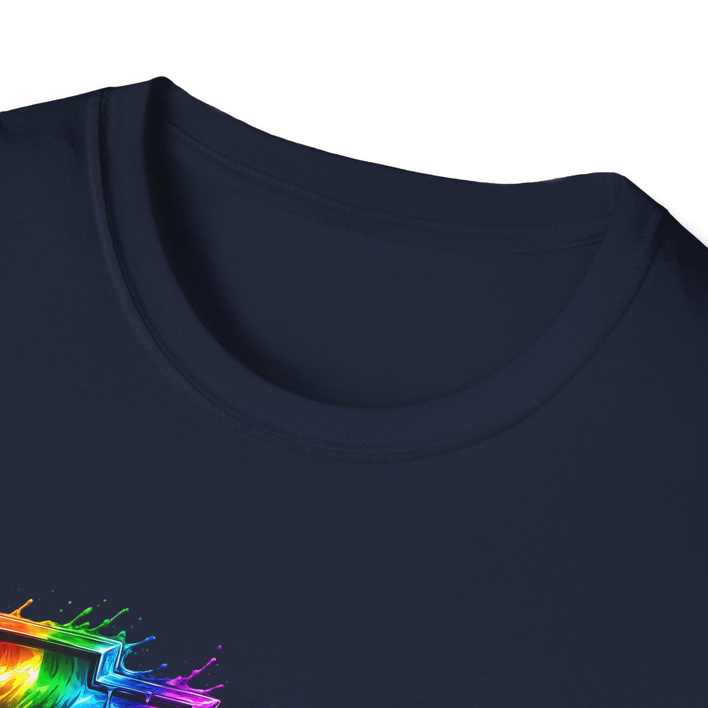 Rainbow Drip Retro Station Wagon T-Shirt | front and back HHR SS