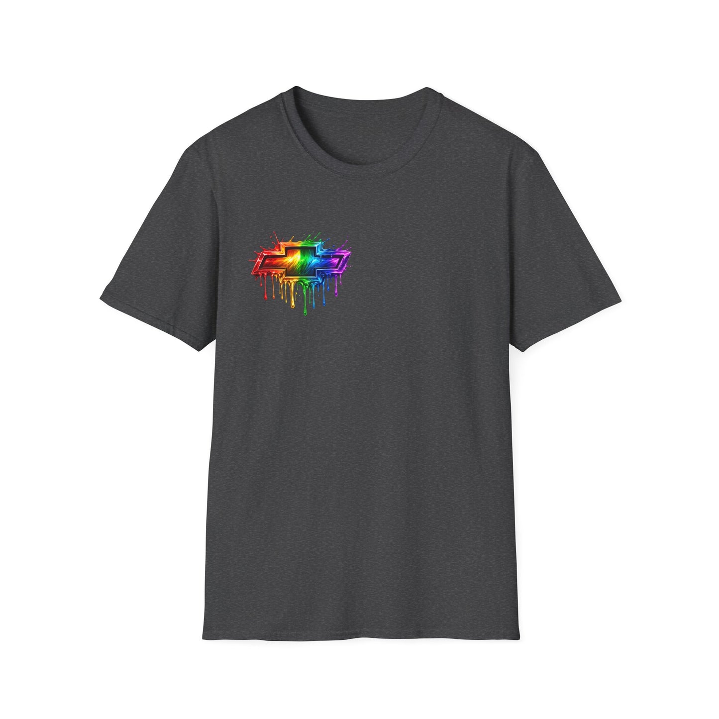 Rainbow Drip Retro Station Wagon T-Shirt | front and back HHR SS