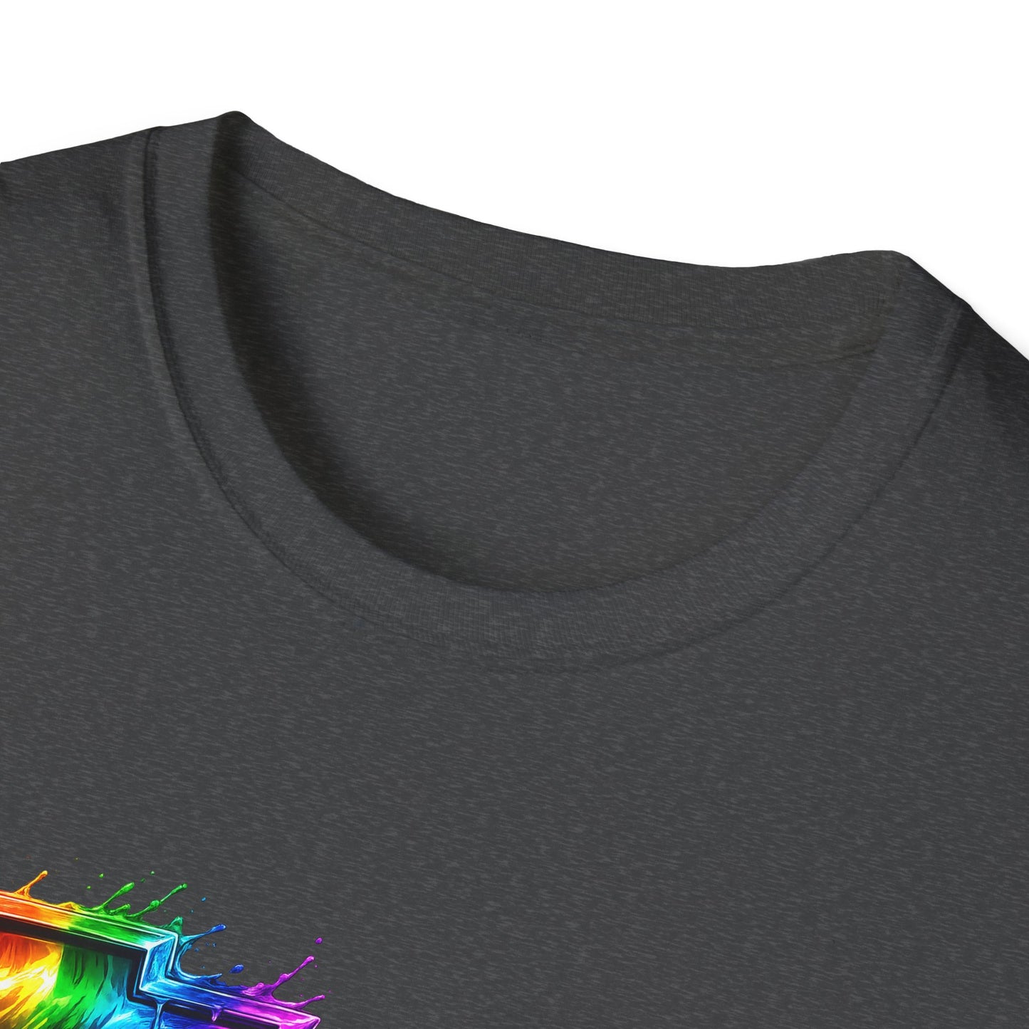 Rainbow Drip Retro Station Wagon T-Shirt | front and back HHR SS