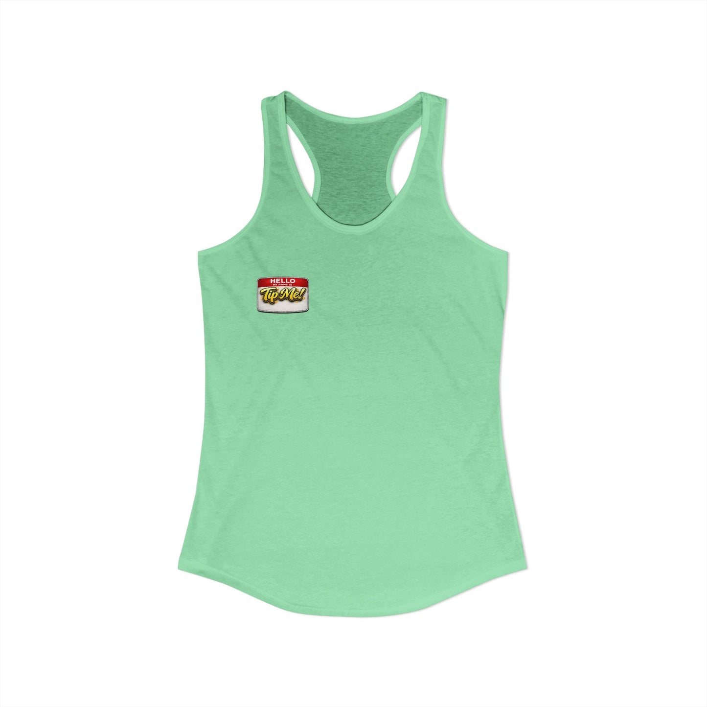 Support Your Local Bartender Racerback Tank, Tip Local Bar Staff