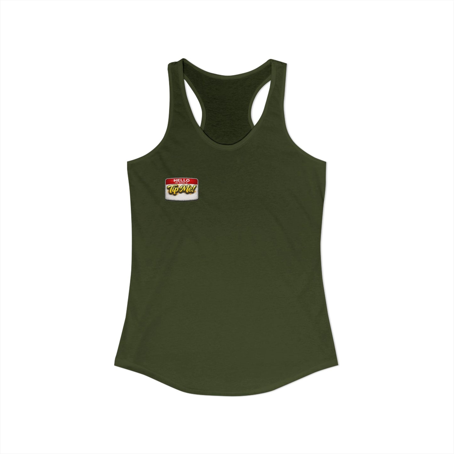 Support Your Local Bartender Racerback Tank, Tip Local Bar Staff