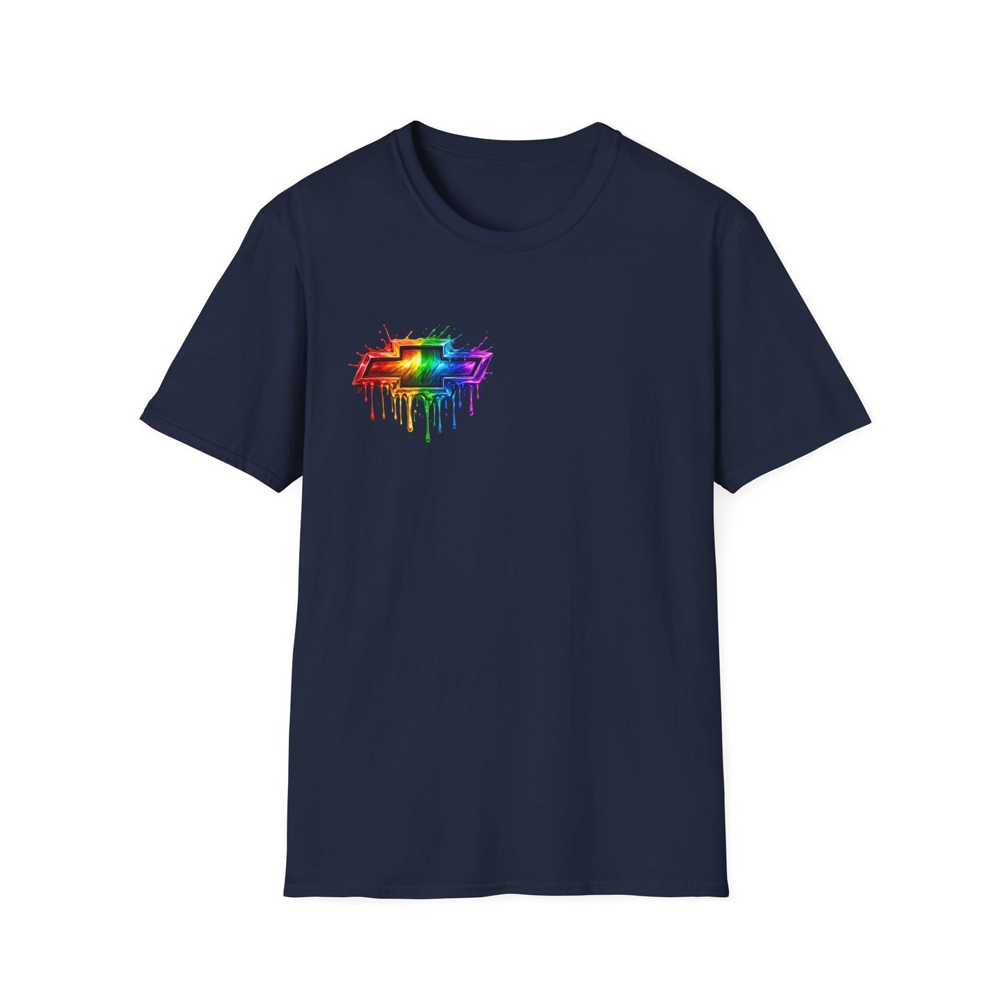 Rainbow Drip Retro Station Wagon T-Shirt | front and back HHR SS
