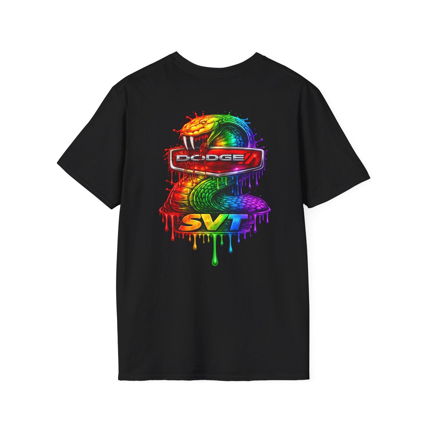 Rainbow Drip SVT Cobra T-Shirt | Dodge Shelby GT Performance Tee