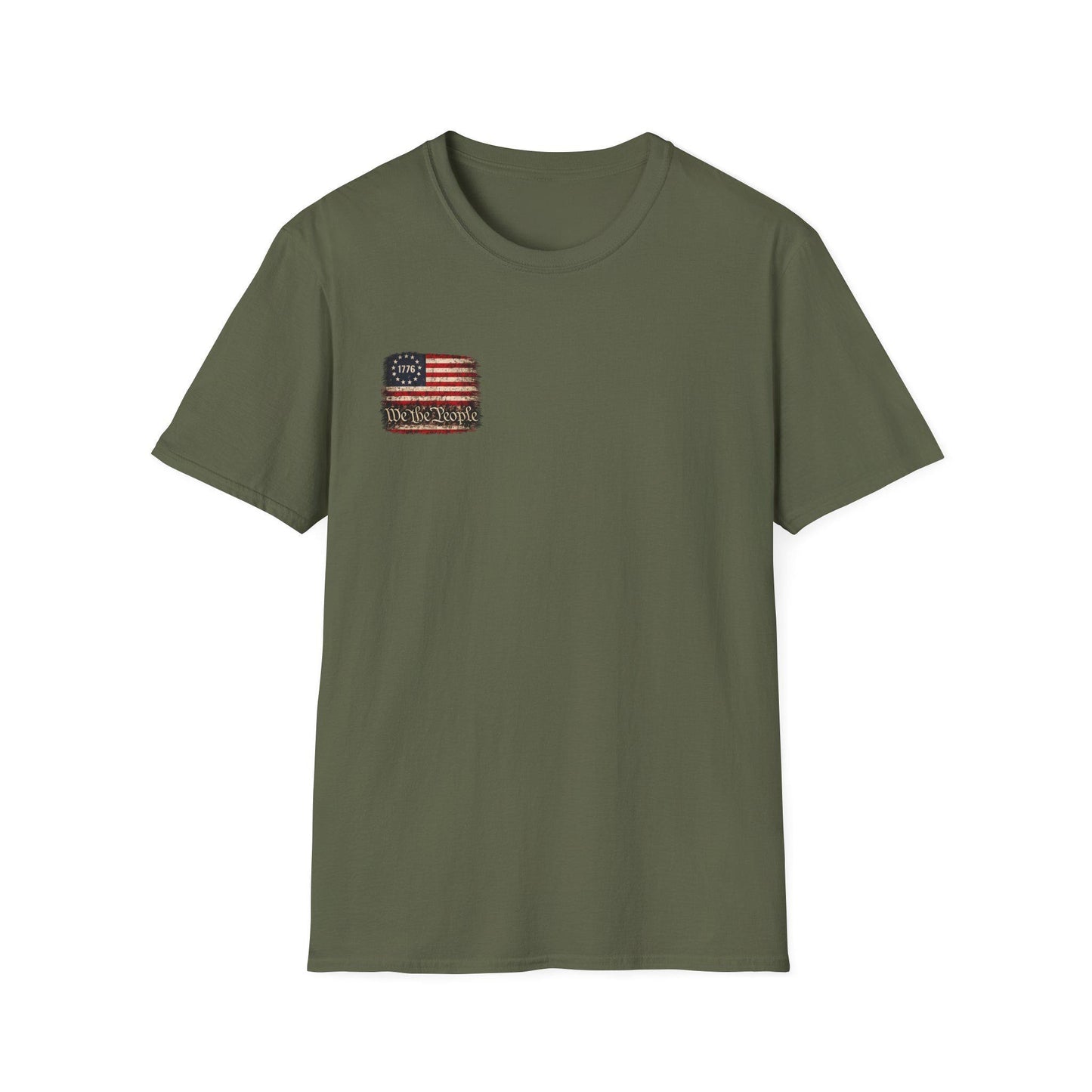 We the People American Flag T-Shirt | 1776 Distressed Patriotic Tee
