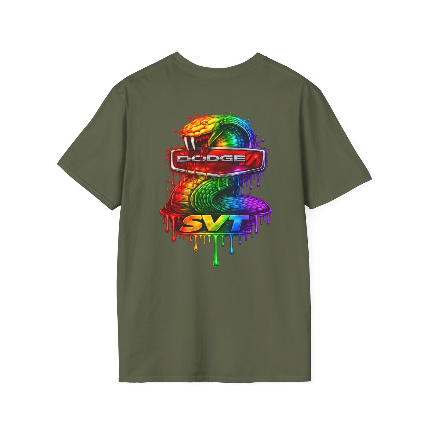 Cobra Eating Dodge T-Shirt | Automotive Snake Illustration