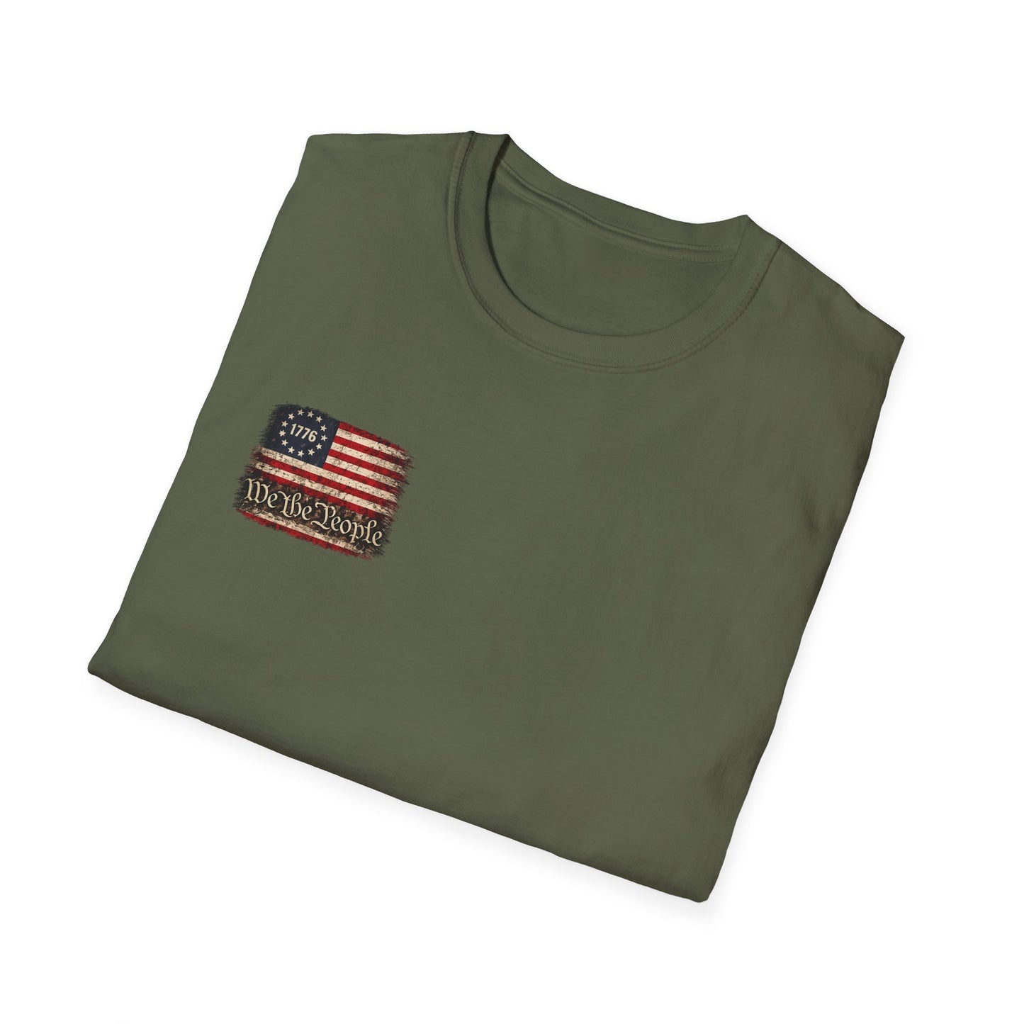 We the People American Flag T-Shirt | 1776 Distressed Patriotic Tee