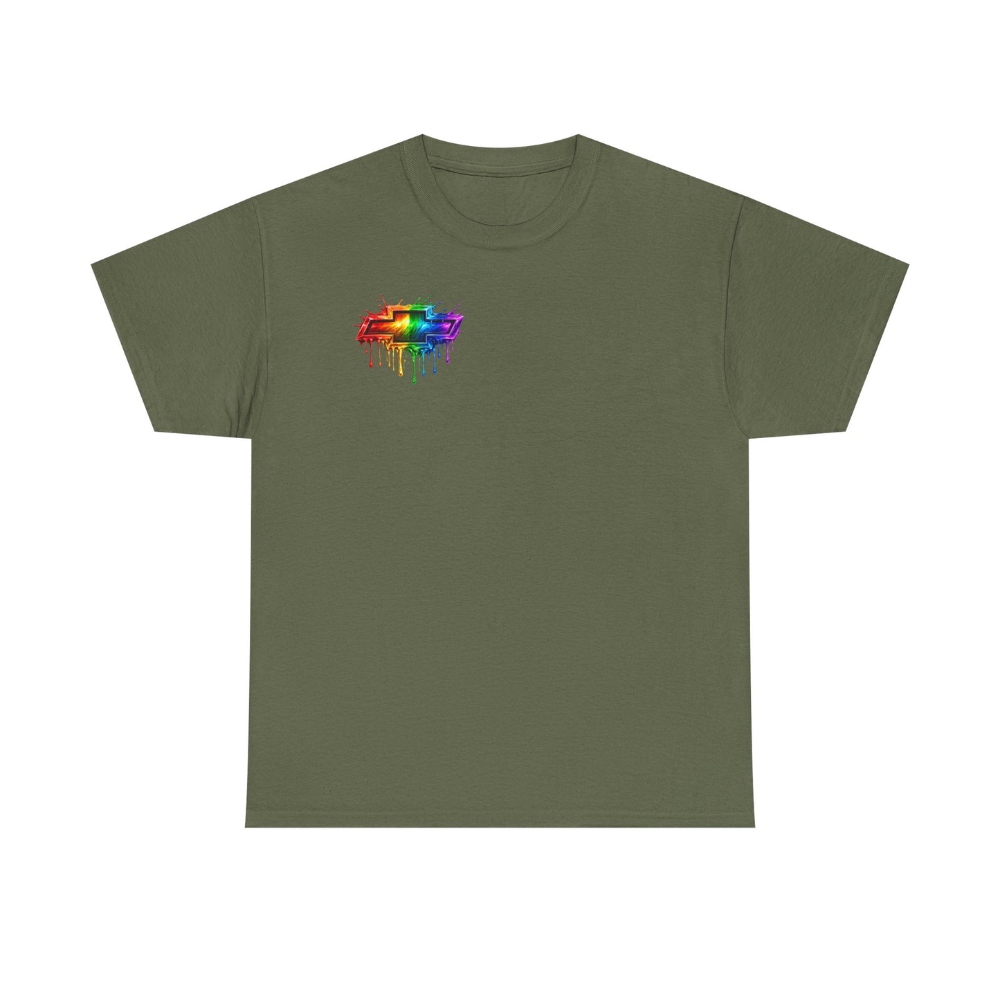 Rainbow Drip OBS Truck Tee | Colorful Retro Pickup Graphic